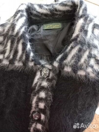 Кардиган женский с ангорки размер 48 - 50 в пол