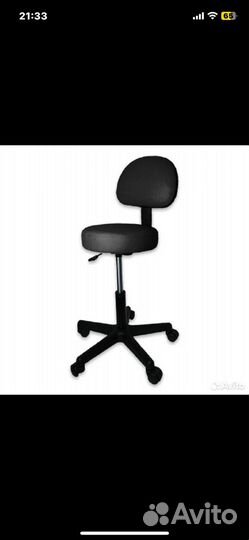 Кушетка для наращивания ресниц со стулом