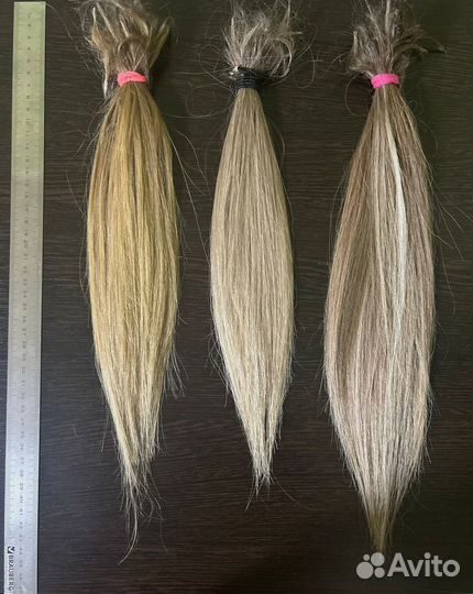 Волосы для наращивания на капсулах