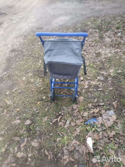 Детские санки коляска с колесами