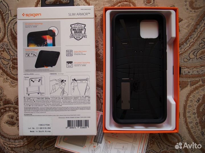 Pixel 4 Spigen Slim Armor case (чехол)