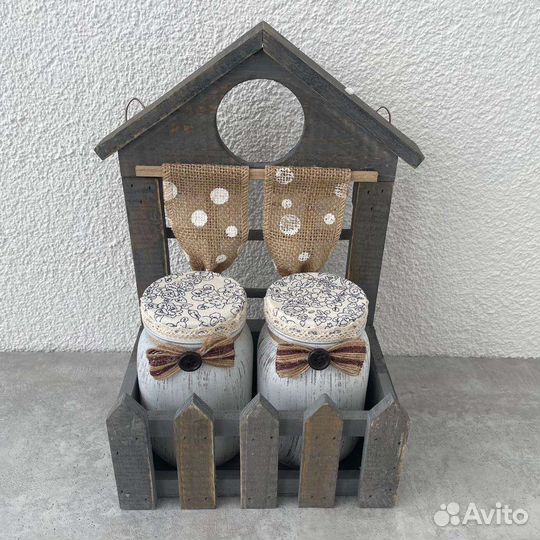 Банки для хранения, на подставке