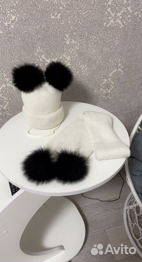 Комплект шапка и шарф