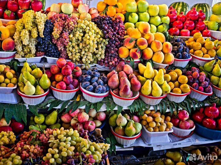 Продавец фруктов в павильон, оплата ежедневно