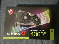 Видеокарта msi rtx4060ti gaming x 8gb