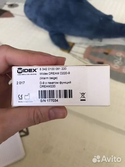 Слуховой аппарат widex dream 220 новый