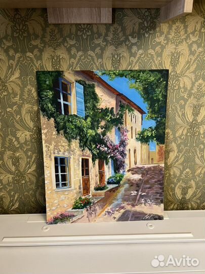 Картина маслом на холсте Европейские Улочки