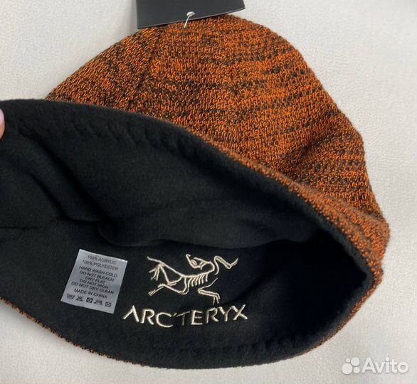 Arcteryx двухстороняя шапка зимняя разные