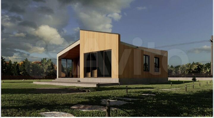 Дом 100 м² на участке 100 сот.