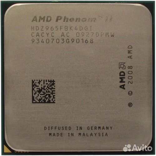 Процессор amd phenom ii x4 965