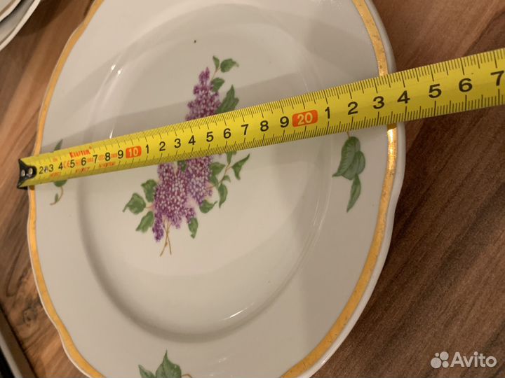 Столовый сервиз сирень дулево