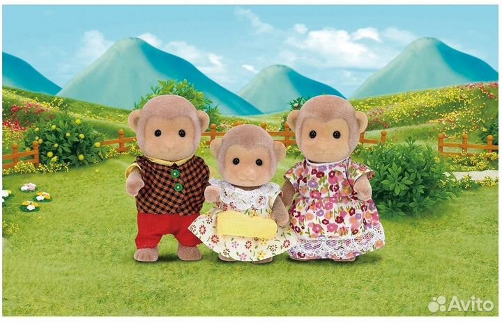 Sylvanian Families семья обезьянок (5214)