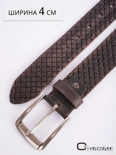 Chrome Ремень мужской натуральная кожа
