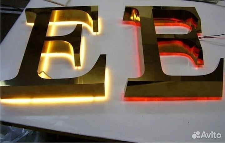 Световые объёмные буквы