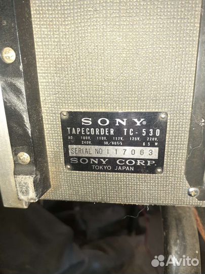 Магнитофон sony TC-530