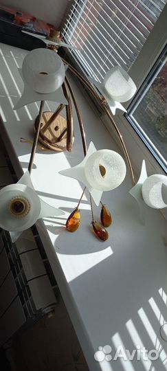 Люстра потолочная бу