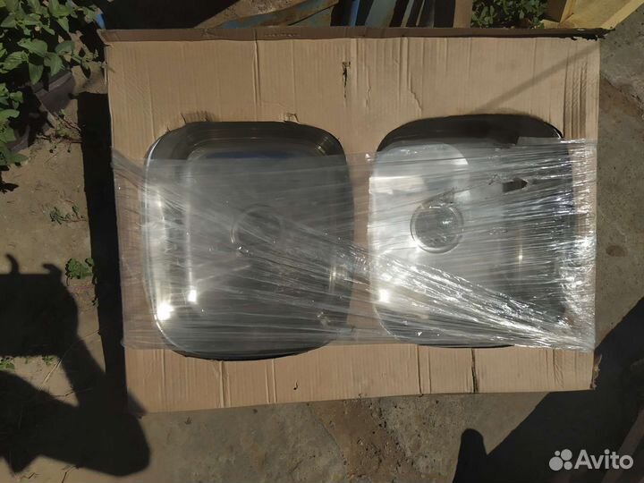 Мойка (Раковина) нержавеющая 2 секционная