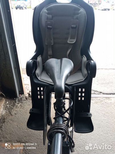 Детское велокресло заднее