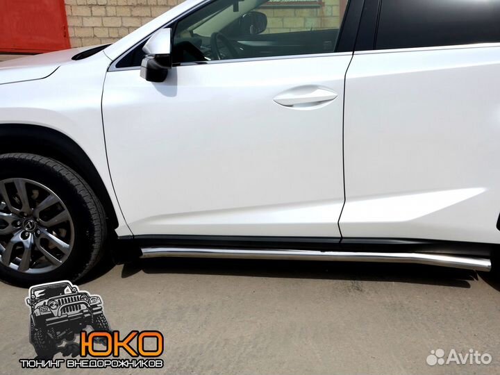Защита порогов Lexus NX200/NX300