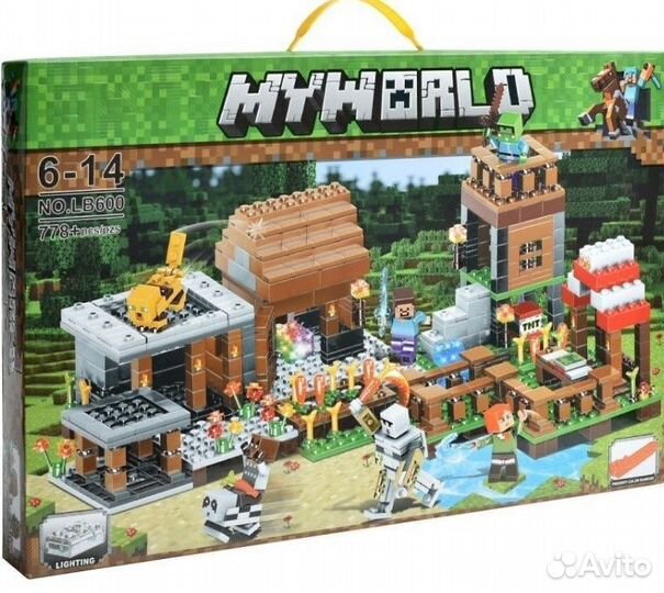 Игрушка конструктор Деревня Manicraft