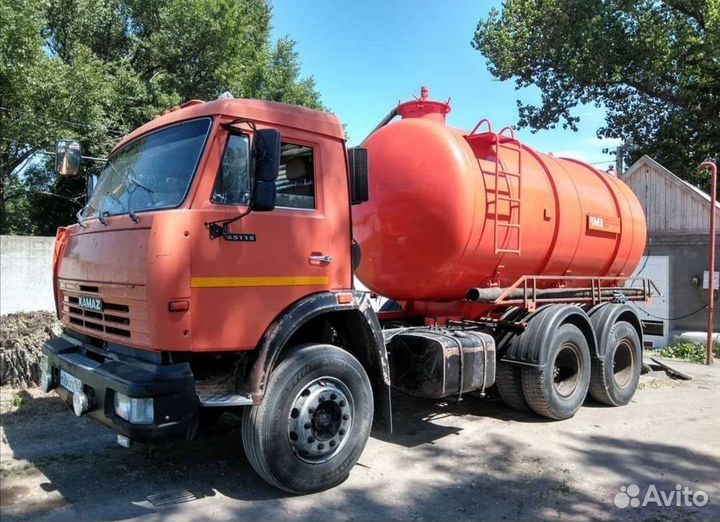 Выкачка сливных ям туалетов