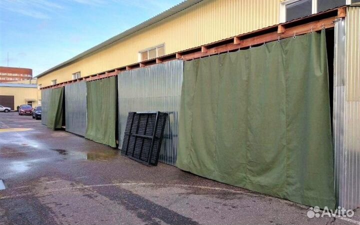 Брезентовая штора для гаража, дачи, производства