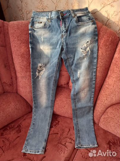 Женские вещи пакетом джинсы 2 пары и мини-юбка Поб