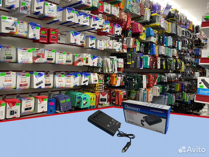 Автомобильный инвертор 1662 (220В/150Вт)