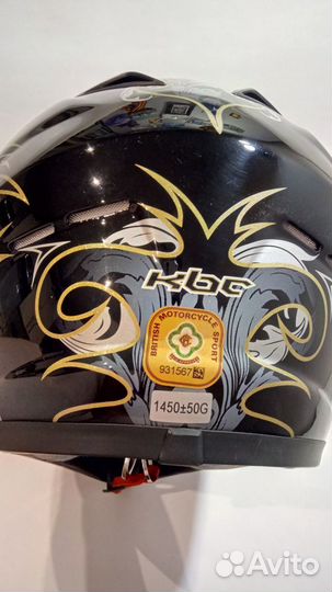 Мотошлем кроссовый супермото kbc