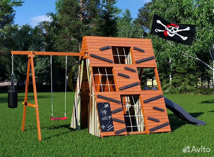 Детская площадка комплекс домик