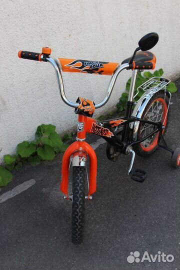 Детский велосипед Black aqua Hot Rod