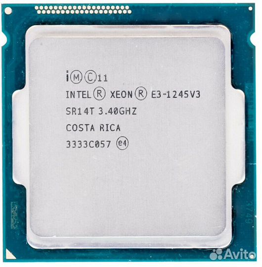 Процессор Intel Xeon E3-1245v3 (Intel Core i7-4770