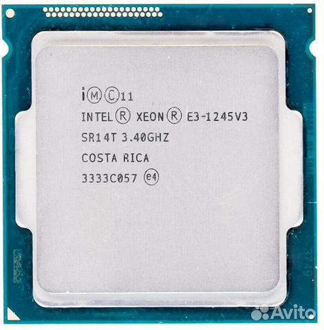 Процессор Intel Xeon E3-1245v3 (Intel Core i7-4770