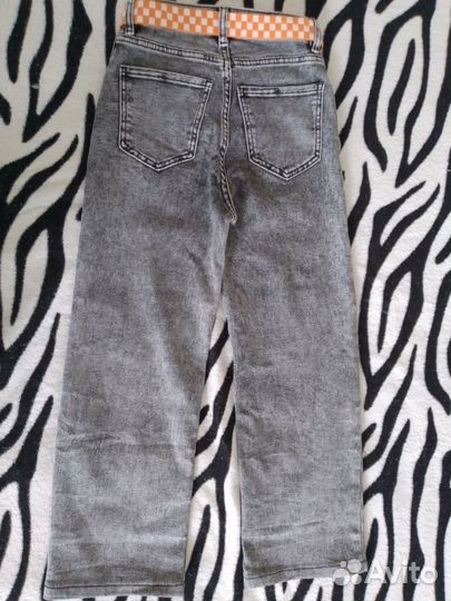 Джинсы мом для девочки на рост 140, 21 размер
