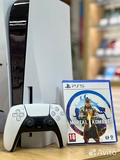 Sony PS5 Fat + игры MK1/Avatar