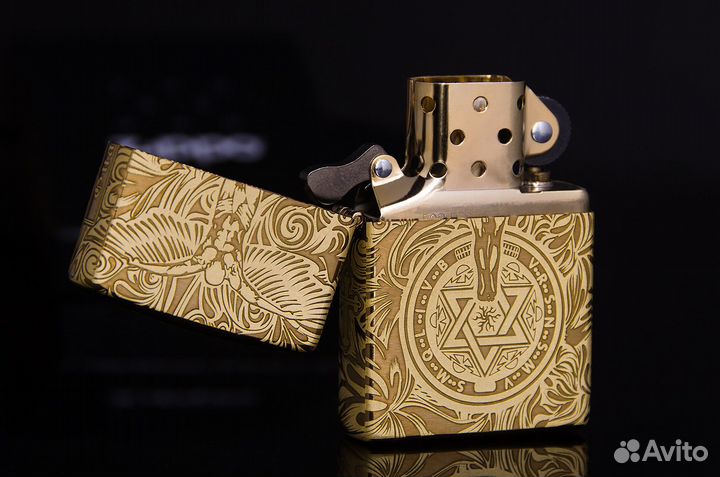 Зажигалка Zippo 204B с грав. Ангел-хранитель,новая