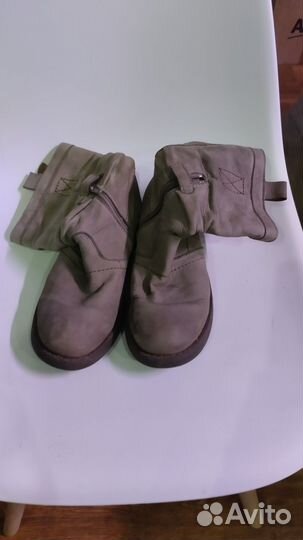 Сапоги натуральная кожа, детские р. 33