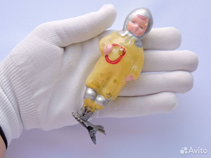 Елочные игрушки СССР, много, прищепки подвесы