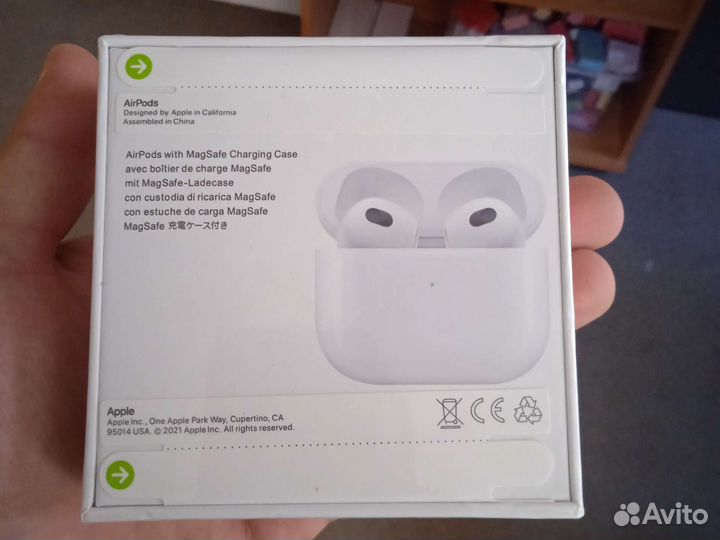 Беспроводные наушники apple airpods 3