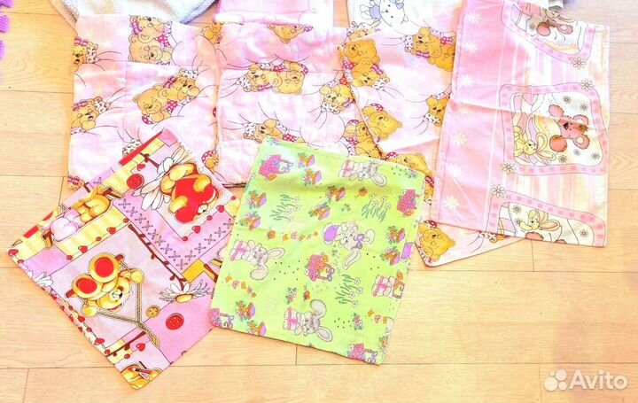 Постельное белье подушка одеяло детское