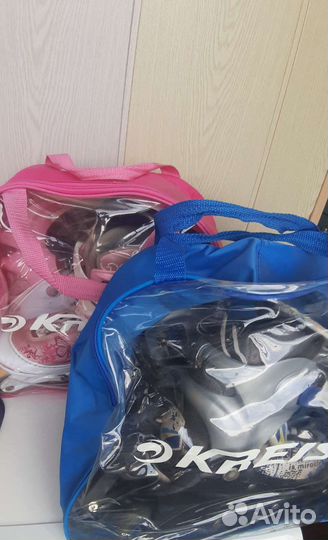 Роликовые коньки детские раздвижные