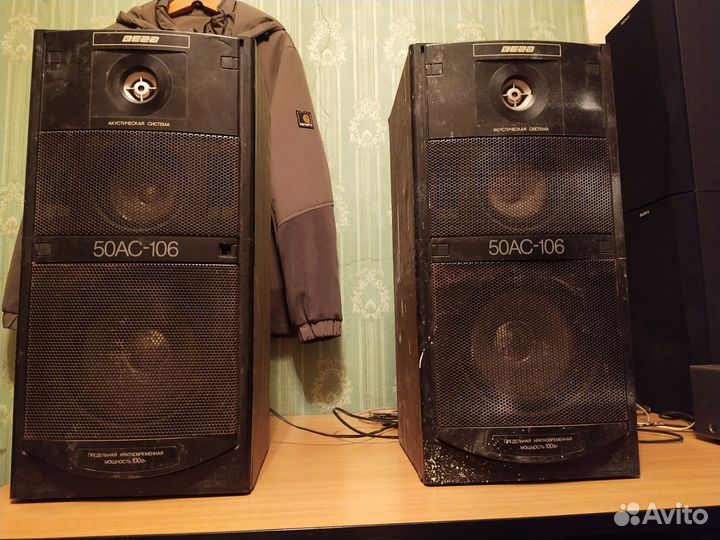 Колонки Sony и Вега