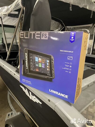 Lowrance Elite 9 FS с RUS с датчиком 3 in 1