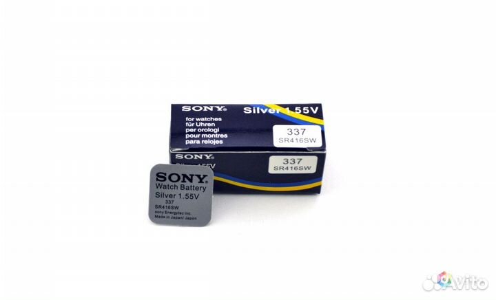 Батарейки для микронаушников sony 337 SR416SW