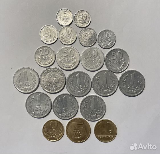 Монеты Европы (1) Польша-Чехия