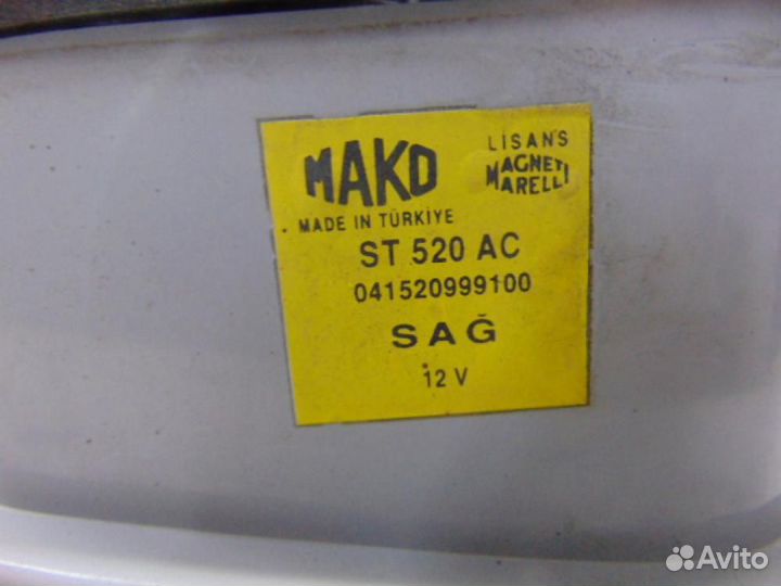 Фонарь задний внутренний правый Fiat Albea 2002-20