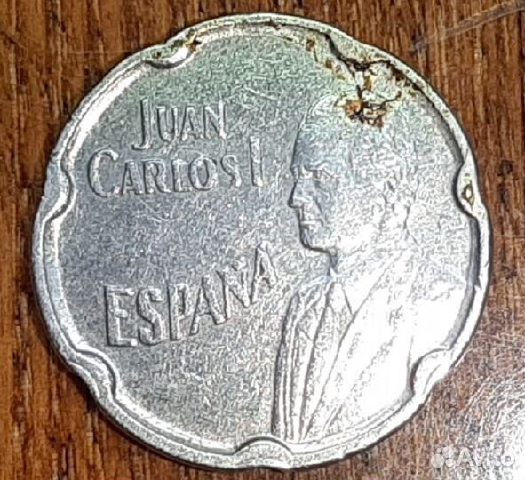 50 песет Испания 1990 года