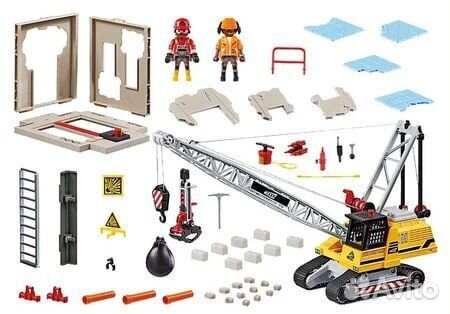 Playmobil City Action 70443 Мини-экскаватор, 117 дет