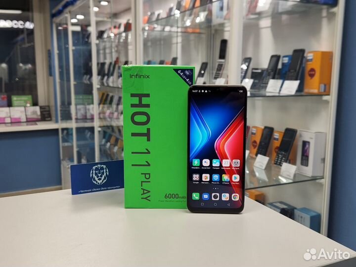 Infinix Hot 11 Play, 4/64 ГБ