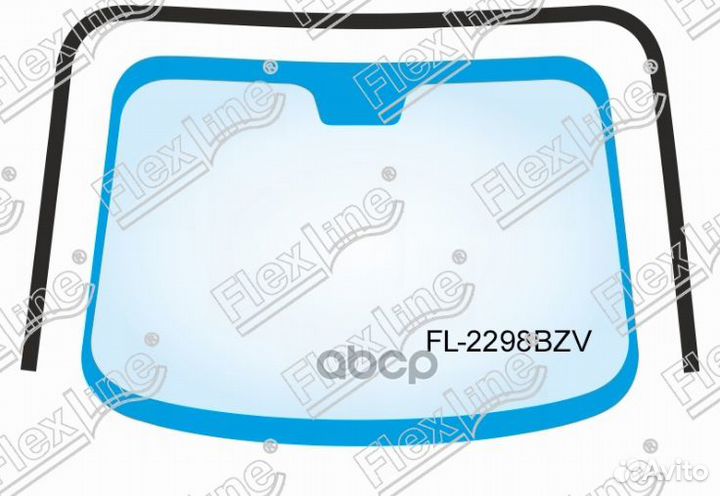 Молдинг лобового стекла (П-образный) Toyota Cor